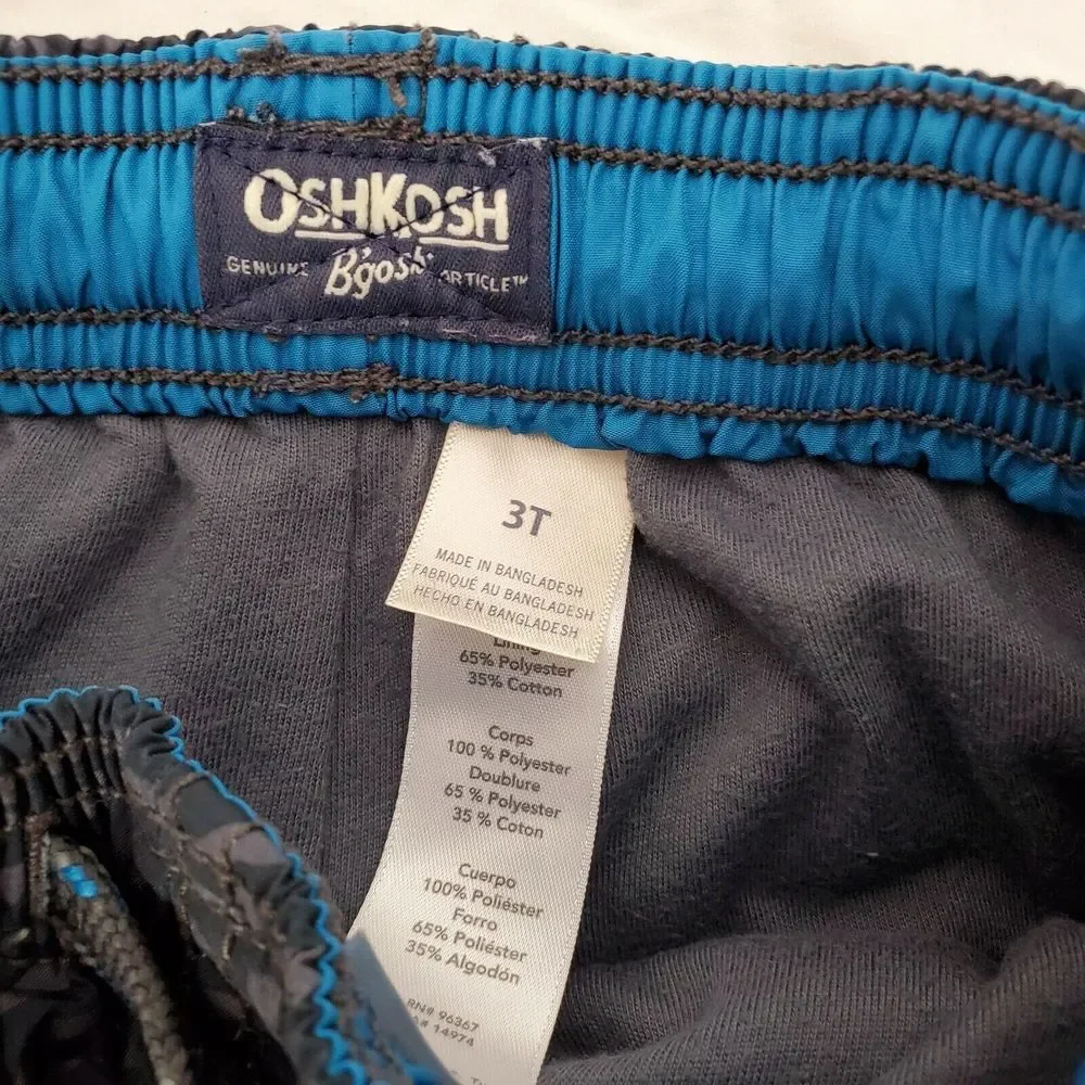 Osh Kosh B'Gosh Boys Windbreaker Pants‎ 3T Adjustable Waist